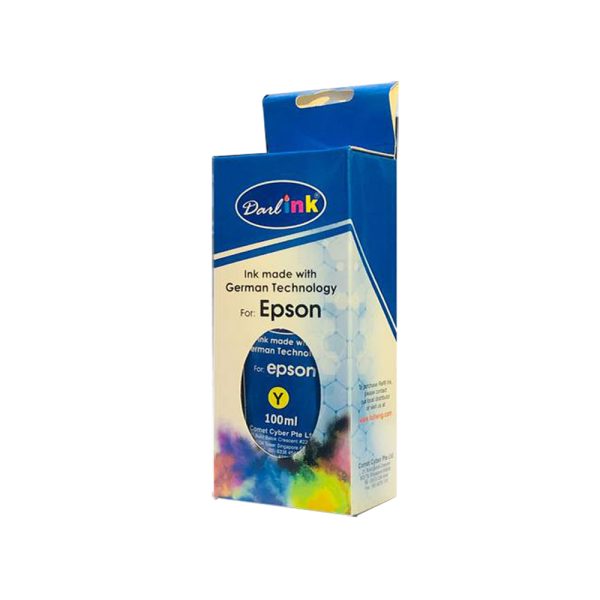 Darlink Refill Ink for epson Inkjet Printer - 100 ML(Y)